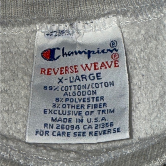 Champion Reverse Weave 1990’s Cornell Sweatshirt SZ XL - Picture 12 of 12
